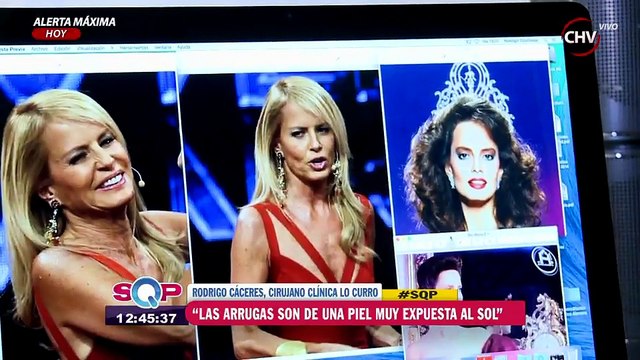 Rostro de Cecilia Bolocco en su debut fue foco de burlas en las redes sociales
