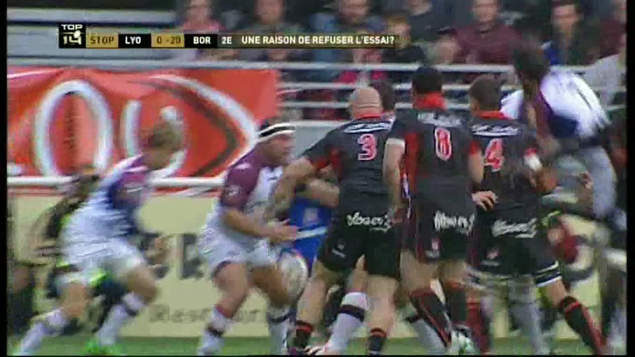 LYON UBB les essais du match