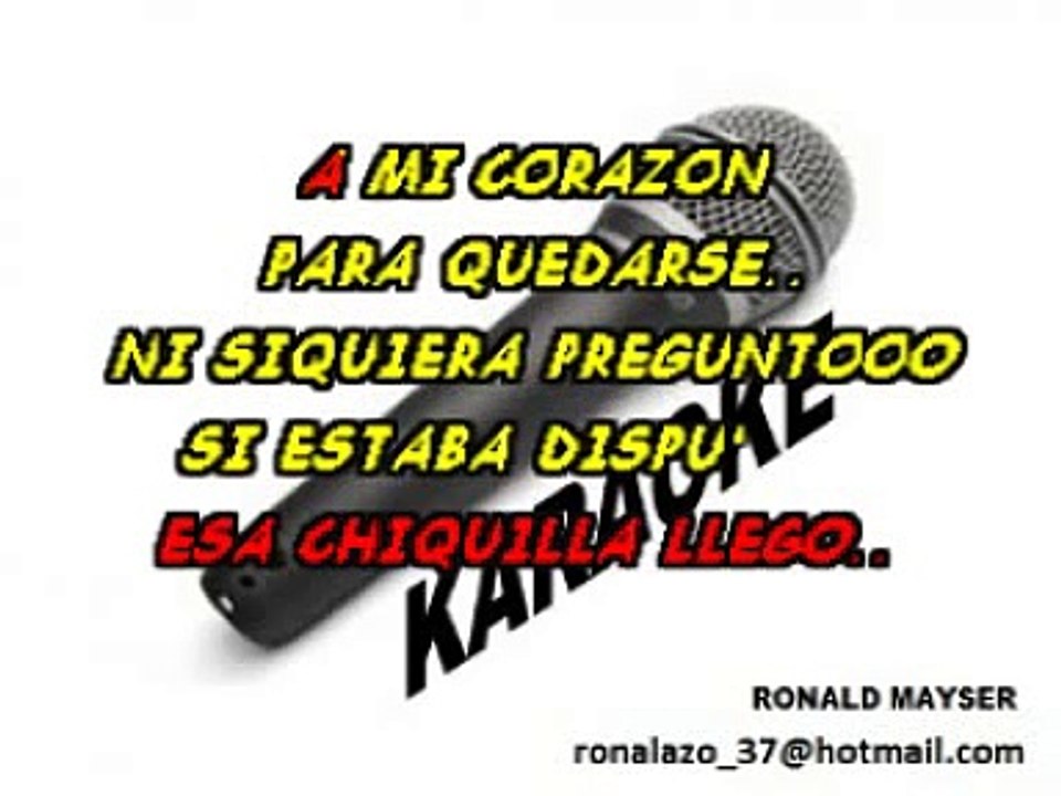ESA CHIQUILLA - JOSE JULIAN - KARAOKE