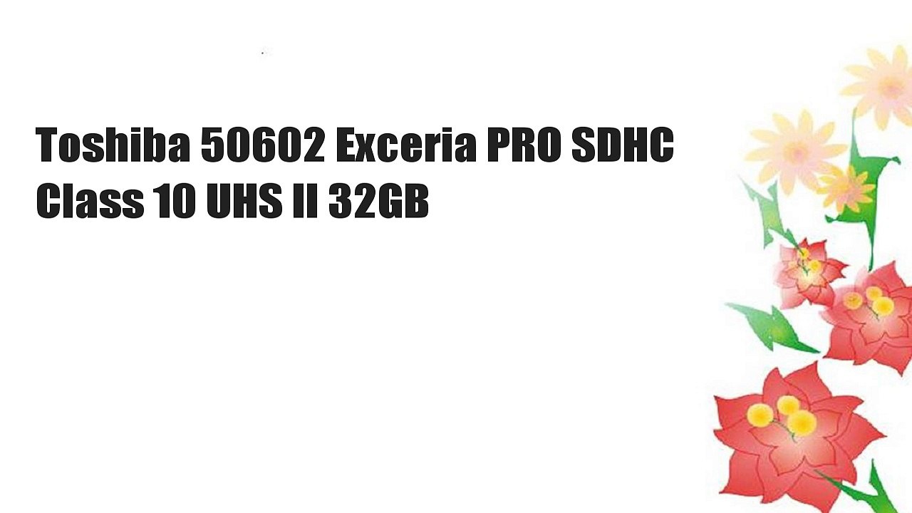 Toshiba 50602 Exceria PRO SDHC Class 10 UHS II 32GB