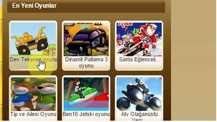 Dev Tekerler Oyunu - Araba Oyunları