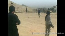 US AirStrike Filmed By ISIS Fighter in Iraq  - ISIS Artillery Cannon Striked