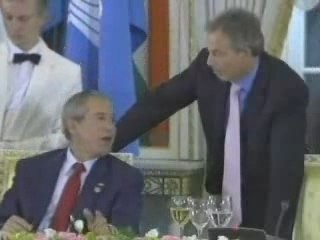 G8: gaffe di Bush e Blair