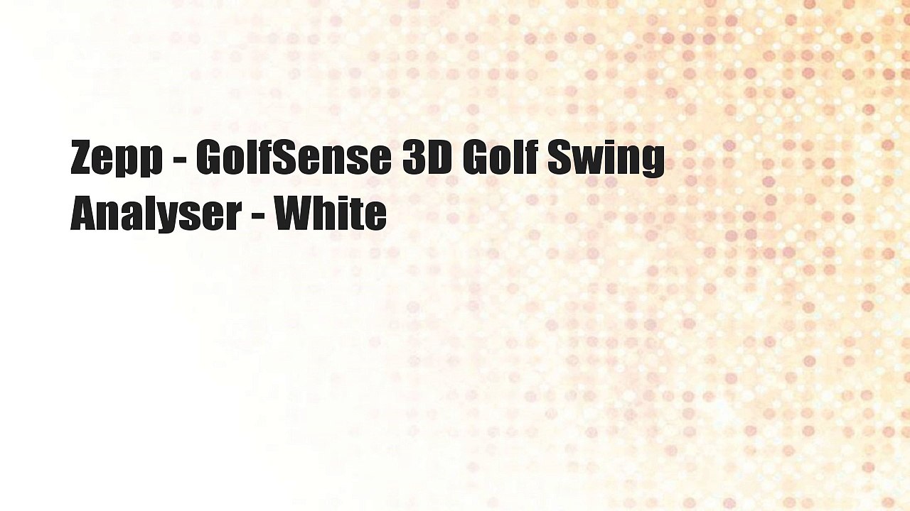 Zepp - GolfSense 3D Golf Swing Analyser - White