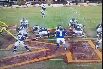 Brett Favre's Career Ending Sack Last Game Ever - Vikings vs Bears 2010