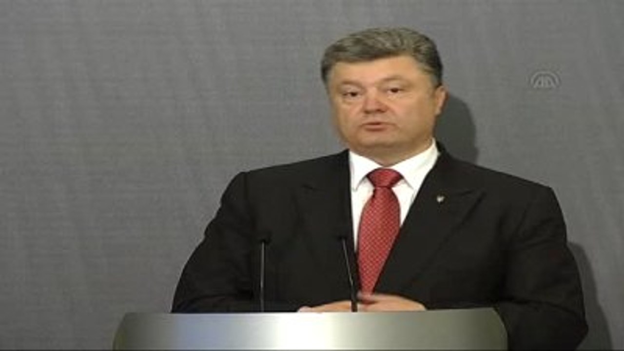 Ab-Ukrayna Zirvesi - Poroşenko-Tusk-Juncker Ortak Basın Toplantısı