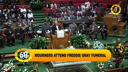 In 60 Seconds: Mourners attend funeral of Freddie Grey
