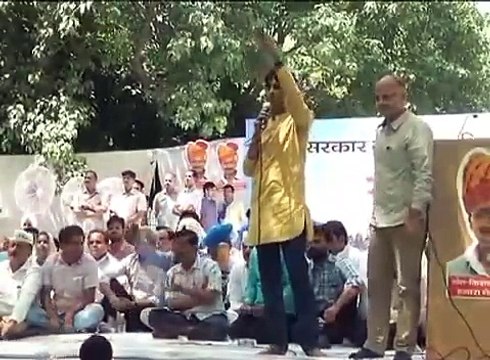 Farmer suicide in AAP rally - Gajendra singh, Kumar Vishvas