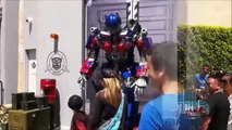 Interactive talking Optimus Prime debuts at Transformers: The Ride 3D in Universal Studios Hollywood