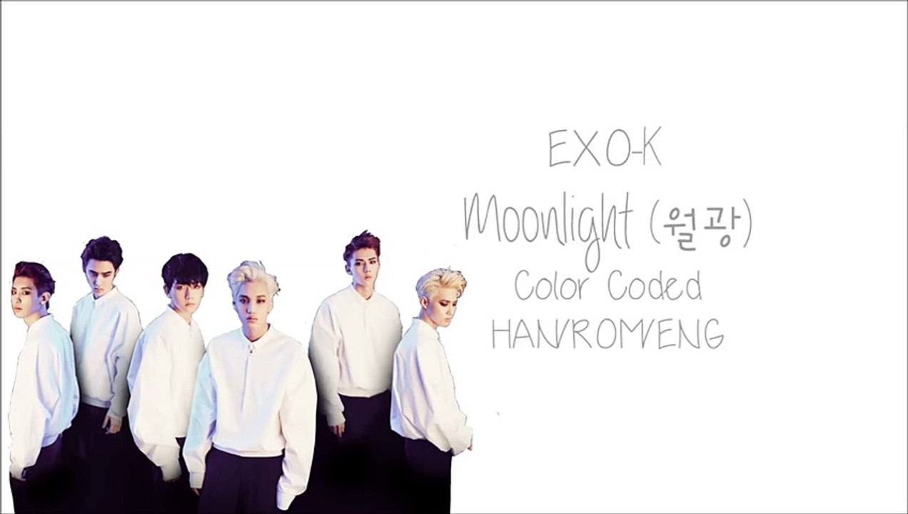 EXO-K - Moonlight (  ) (Color Coded HangulRomEng Lyrics)