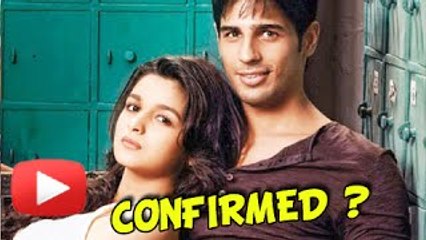 Sidharth Malhotra Hints A Relationship With Alia Bhatt - The Bollywood