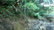 Cliff Jumping off Waterfall in Costa Rica