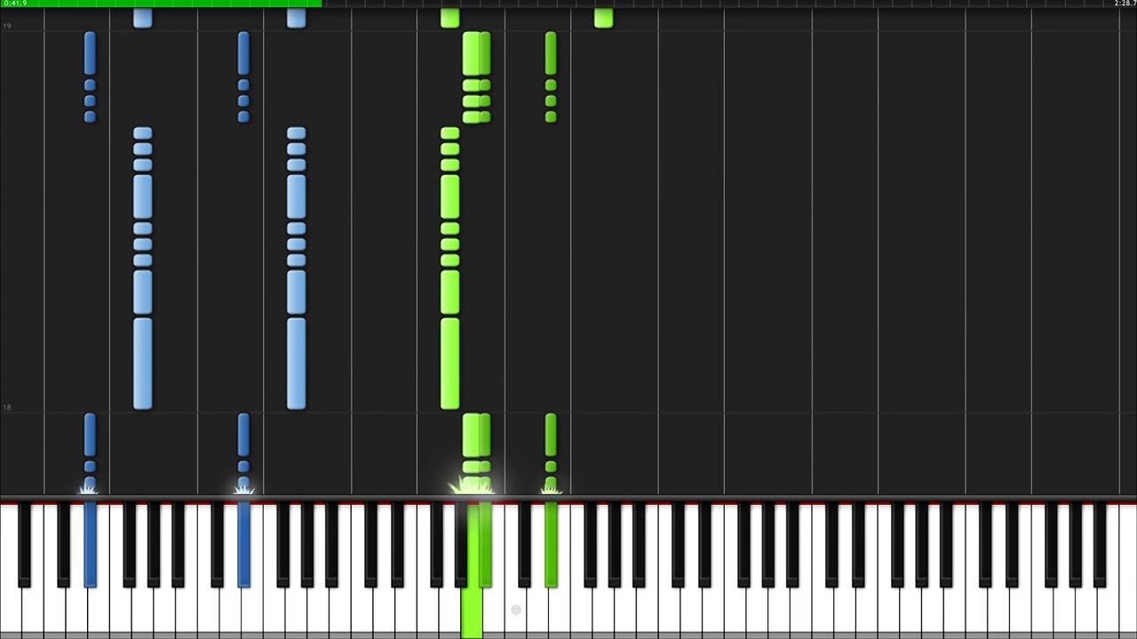 The Imperial March - Star Wars [Piano Tutorial] (Synthesia)