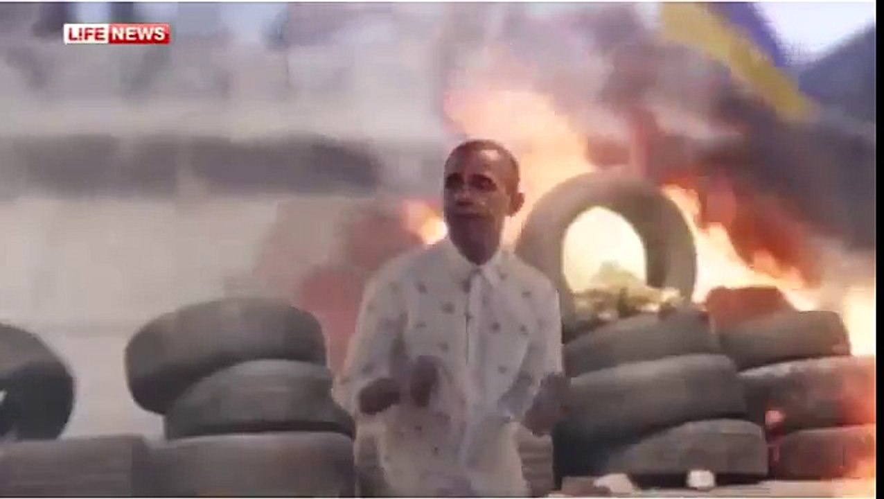 Barack Obama - Happy Obama dancing in Ukraine, Iraq, Afghanistan