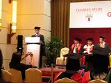 Graduation Ceremony and Delivery of Vote of Thanks - Charles Sturt University and HKUSPACE 2009