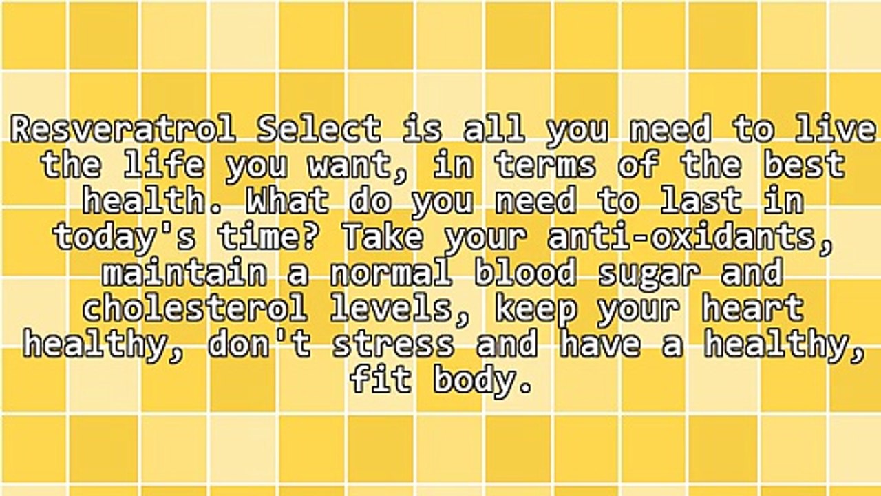 Zero Risk Simple Way To Have Resveratrol Select