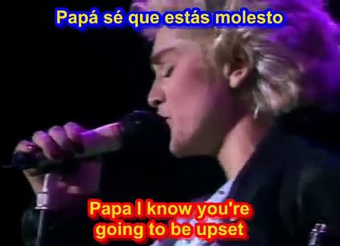 Madonna - Papa don't preach ( SUBTITULADO ESPAÑOL INGLES )