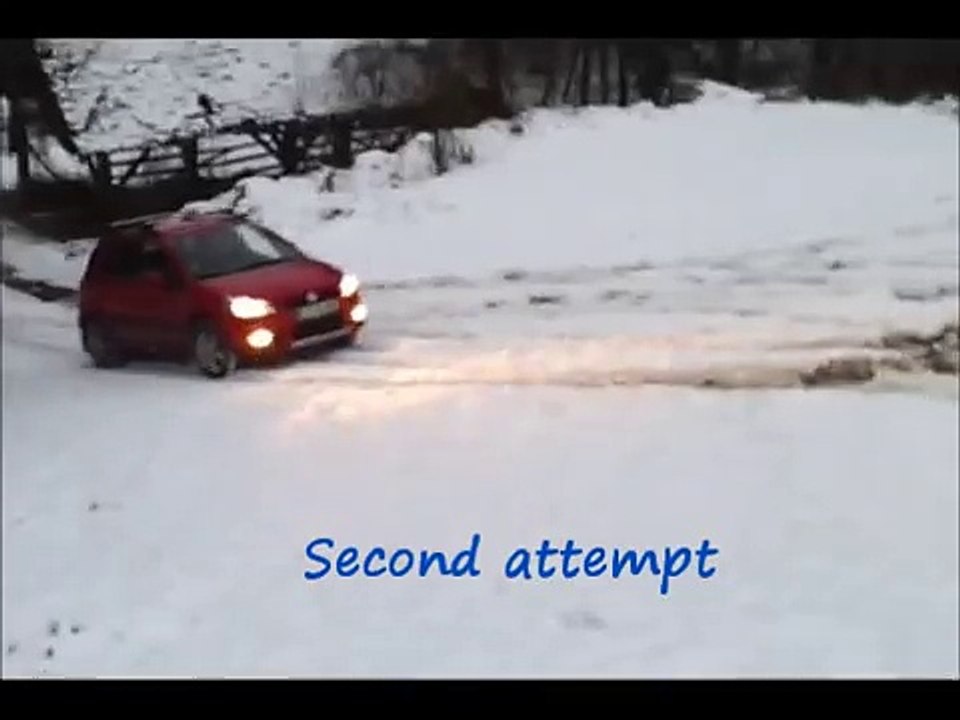 Suzuki SX4 vs Ford Kuga - AMAZING SNOW TEST - Slovenia