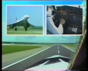 Concorde-From the cockpit, Take-off and landing.