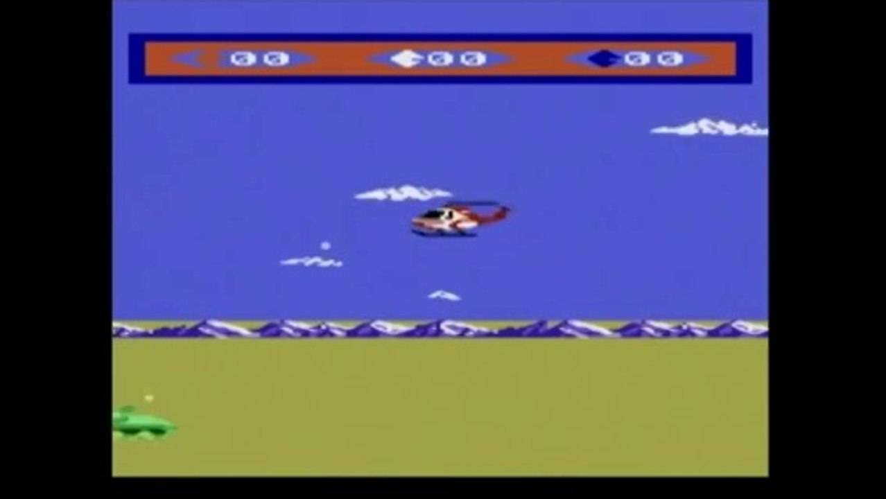 LET'S PLAY CHOPLIFTER FOR ATARI 7800 GAME REVIEW
