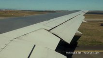 vh-zxe Qantas short version Take off Sydney to Brisbane boeing 767