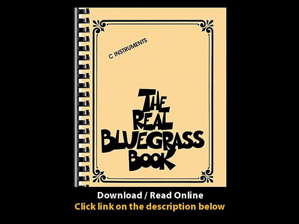 Download The Real Bluegrass Book By PDF