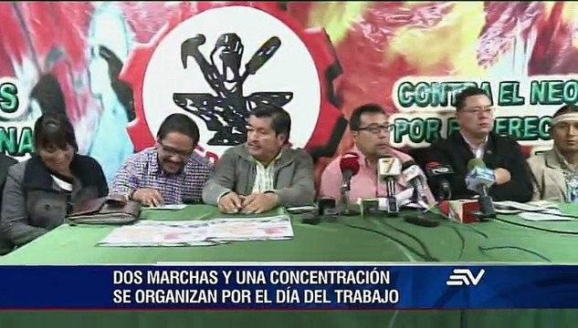 Primero de Mayo: Dos marchas y una concentración de trabajadores en Quito