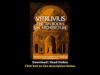 Download Vitruvius The Ten Books on Architecture Bks IX By Vitruvius PDF