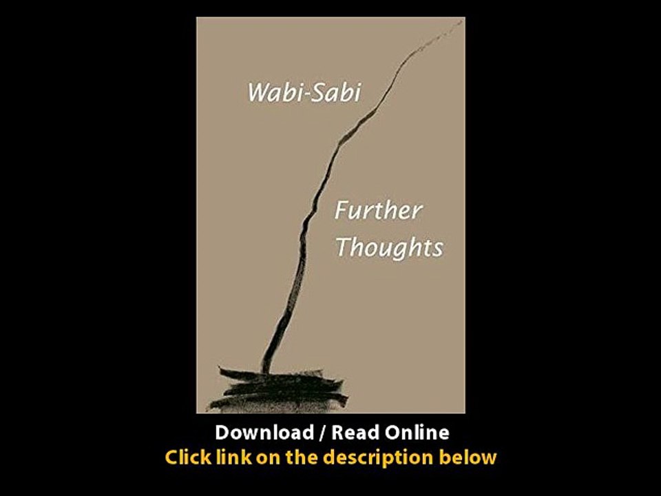 Download WabiSabi Further Thoughts By Leonard Koren PDF