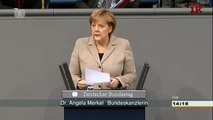 Merkel ruft die Vereinigten Staaten von Europa aus