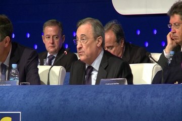 Florentino Pérez ve "espectacular" el cambio económico