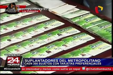 Decomisan 300 tarjetas preferenciales a suplantadores en el Metropolitano