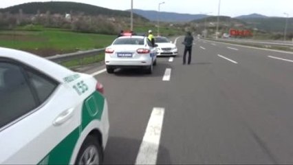 Bolu Otoyolu Birbirine Katan Alkollü Sürücüye Kelepçe