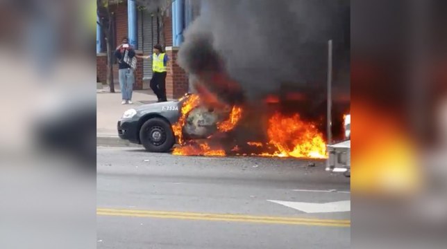 Baltimore riots captured on social media