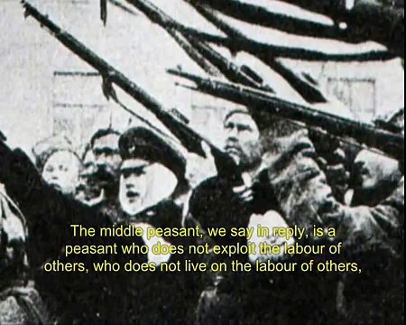 Lenin's speech: The Middle Peasants ☭ Ленин: О крестьянах-середняках