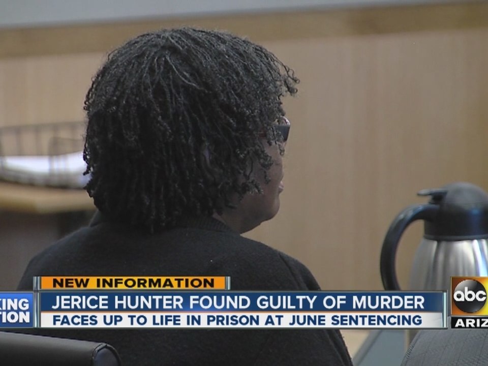 Jerice Hunter found guilty of murder