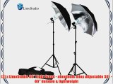 LimoStudio 840 Watt Photography / Video Portrait Umbrella Continuous Lighting Kit with Day