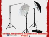 Limostudio 700W Photography Light Photo Video Studio Umbrella Lighting Kit 10 x 10 ft. Studio