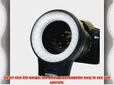 YONGNUO WJ-60 Macro Photography Continuous Ring LED Light for Canon Nikon Olympus and Digital