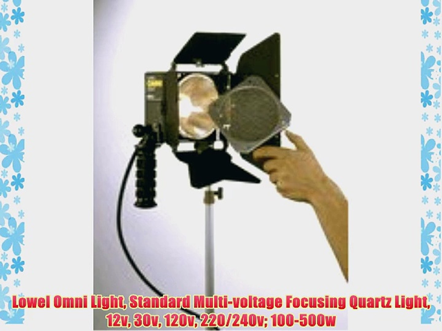 Standard Multi-voltage Focusing Quartz Light 220//240v; 100-500w 12v 120v Lowel Omni Light 30v