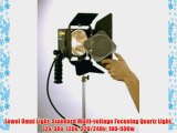 Lowel Omni Light Standard Multi-voltage Focusing Quartz Light 12v 30v 120v 220/240v 100-500w
