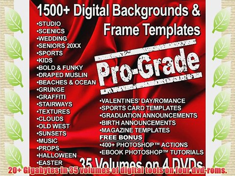 1500 Professional Digital Photo Backgrounds and Photography Frame Templates