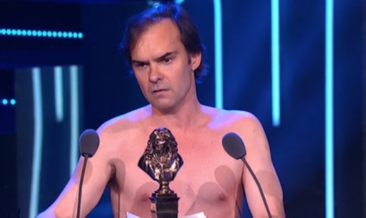 Cérémonie des Molières : Sébastien Thiéry interpelle Fleur Pellerin en costume d'Adam