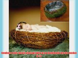 Newborn baby infant photography prop handmade woven basket D-19