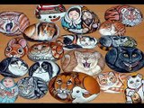 Hand Painted Rock Art STone Pet ROcks Painting