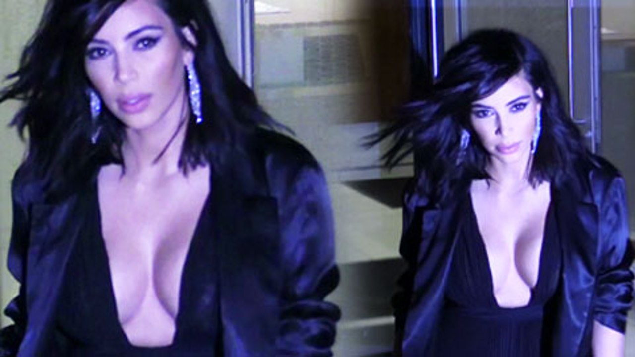 Kim Kardashian Wears Revealing Outfit in NYC