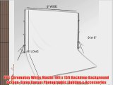 PBL Chromakey White Muslin 10ft x 15ft Backdrop Background Screen Steve Kaeser Photographic