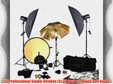 Square Perfect 5080 SP3500 FLASH KIT Complete Portrait Studio Kit with Flashes Softboxes Gels