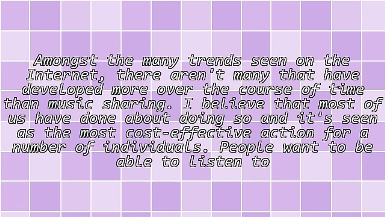 Music Sharing & The Work Of A Social Marketing...