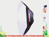 StudioPRO 68 Inch Octagon Softbox Light Modifier Diffuser with Bowens Speedring Monolight Photo